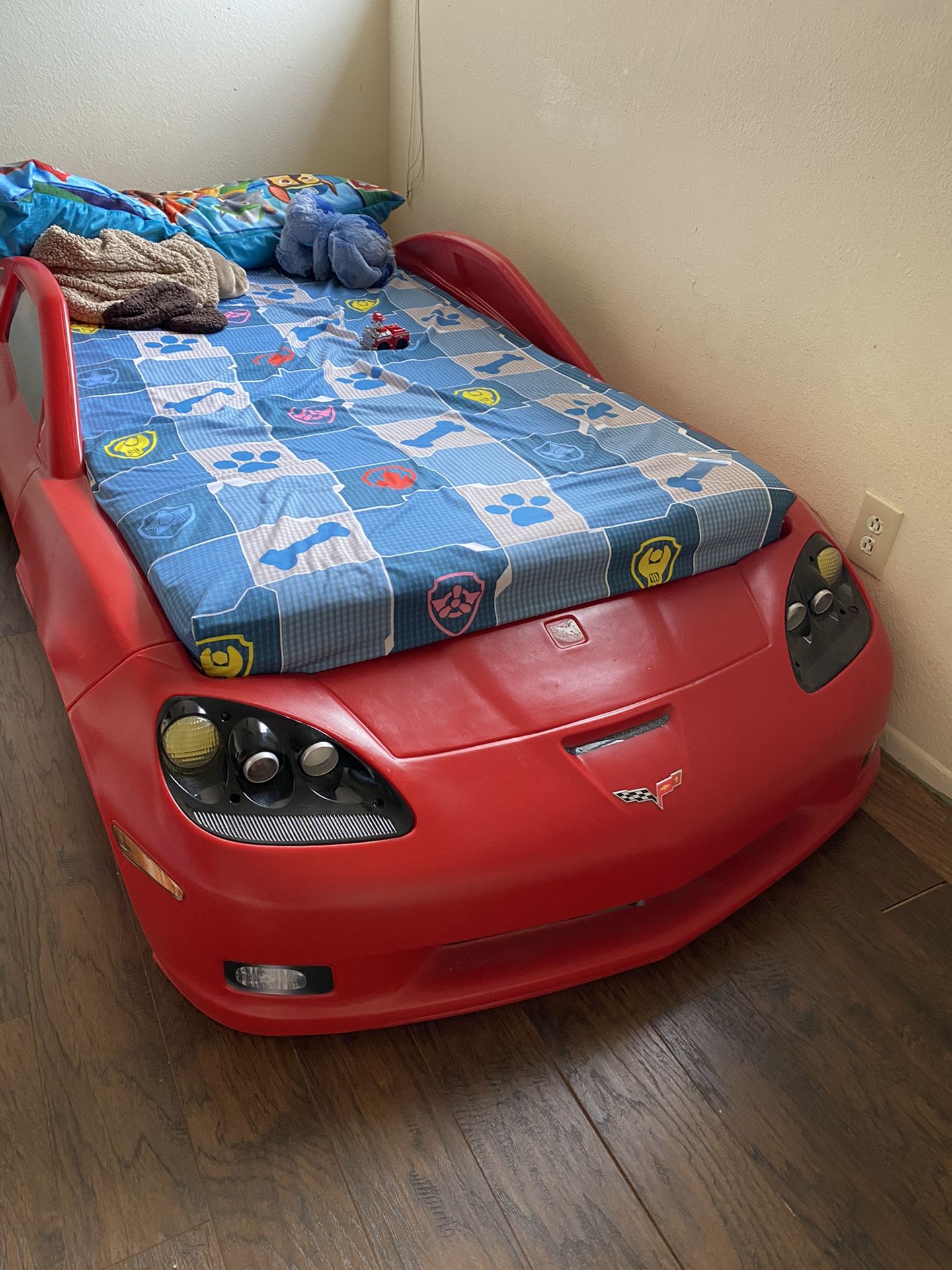 Race car twin bed.