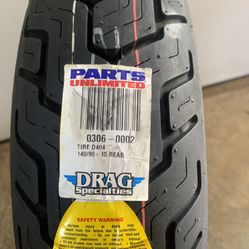 New Dunlop D404  2/22 Manufacture Date 140/90-15