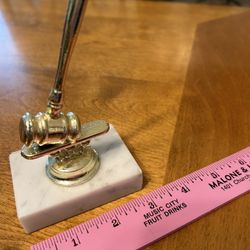 2 Identical Anvil and Gavel Trophies