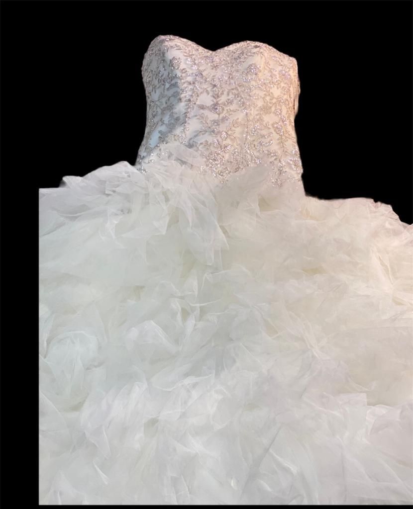 David’s Bridal Wedding Dress Size 10