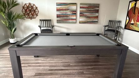 Kona 7' Pool Table + Dining Top + Bench - Full Set