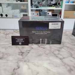 Sirui 75mm T2.9 1.6X Full Frame Anamorphic Lens E Mount ☆ Sirui Authorized Dealer ☆