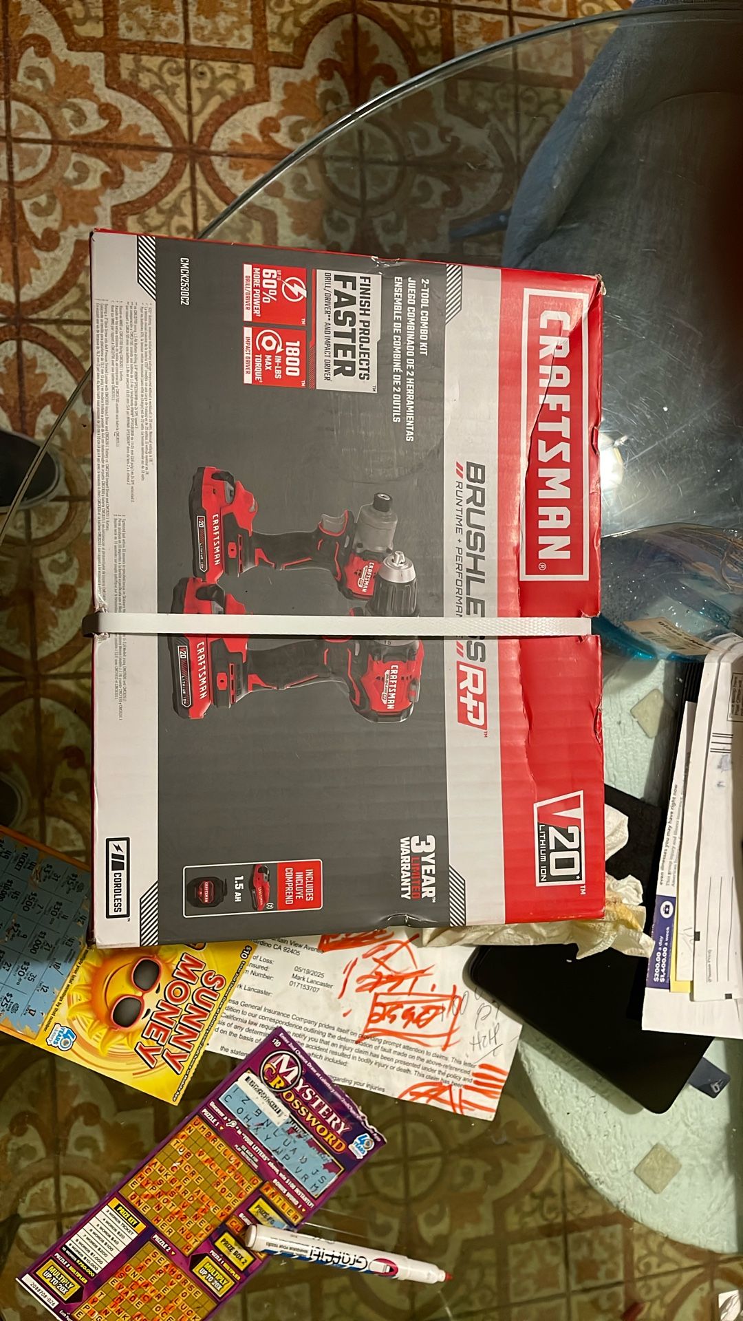 Craftsman 20-volt Brushless Drill Set