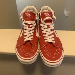 Red Hight Top Vans 