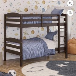 Better Homes & Gardens Litera Convertible de Madera Maciza de Dos Camas Twin