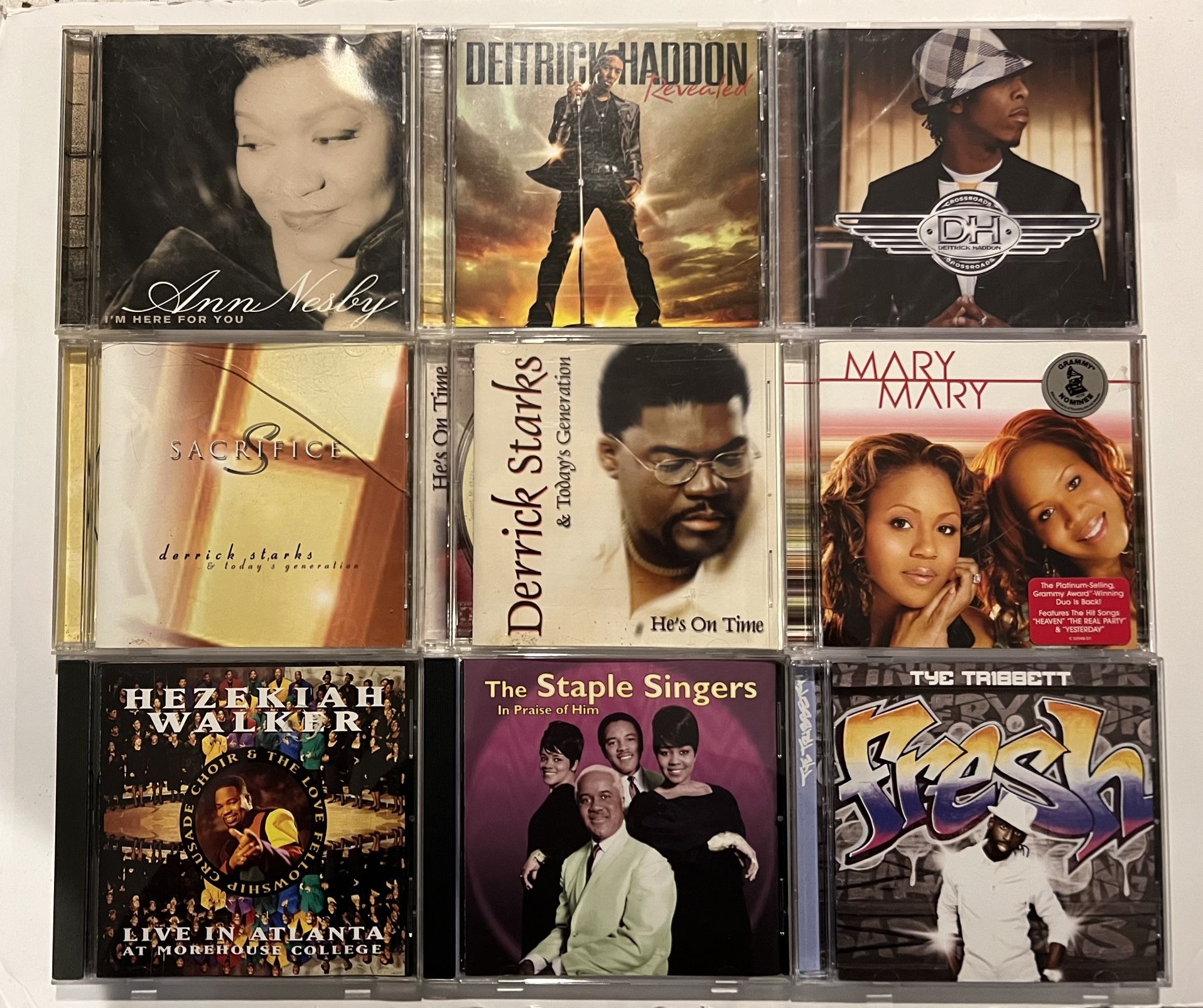 Lot of 9 Christian Gospel Music CDs