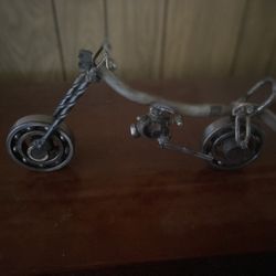 Metal Motor Cycle Art