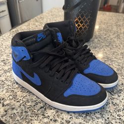 Royal blue 1s Size 9