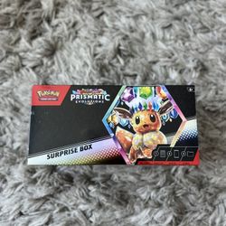Pokemon Scarlet & Violet Prismatic Evolutions Surprise Box Brand New Sealed