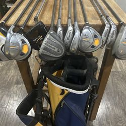 Top Elite jr XL golf Clubs and Bag 