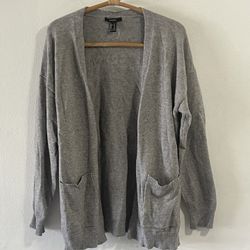 Forever21 grey cardigan   A