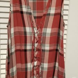 Express Plaid Sleeveless shirt 