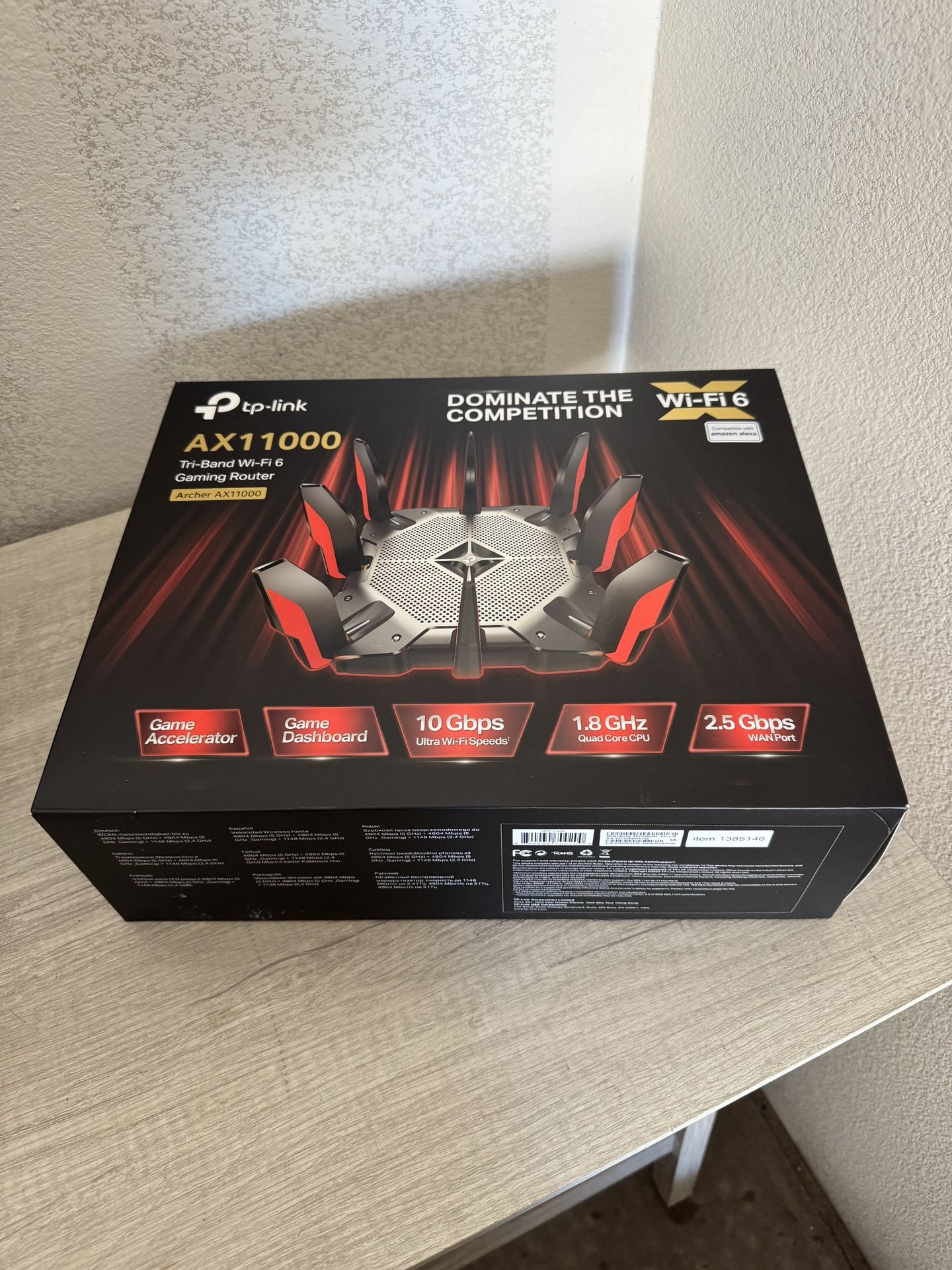 TP-LINK Archer AX11000 Wi-Fi 6 Tri-Band Gigabit Gaming Router