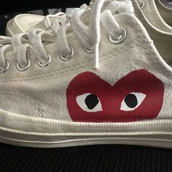 Size 9 - Converse Comme des Garçons Play x Chuck 70 Low Milk