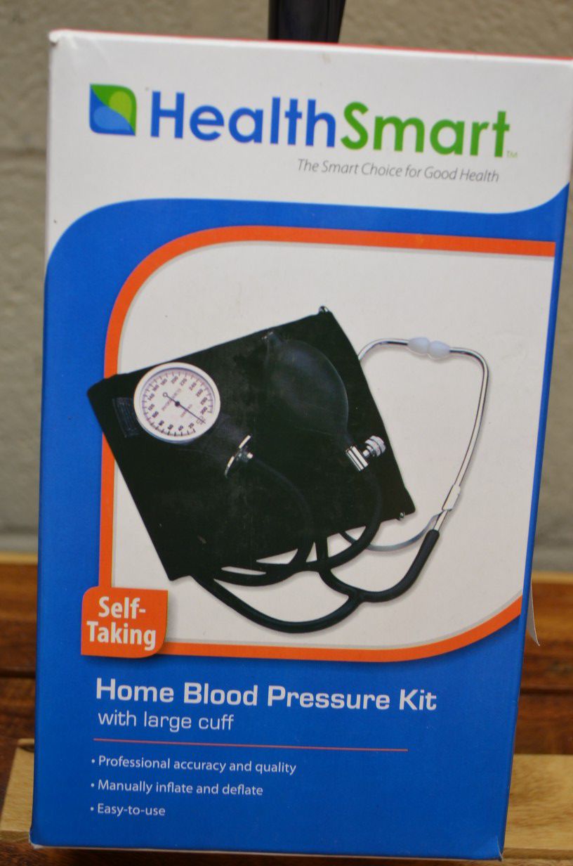 Health smart home blood pressure kit manual inflate
