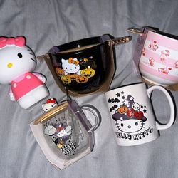 Hello Kitty Cups & Bowls