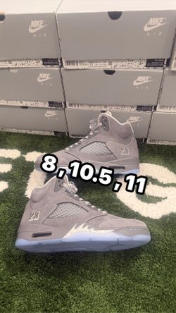 Jordan Retro 5 Wolf Grey Size 8