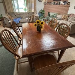 Dinning Room Table With 6 Chairs