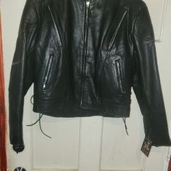 Leather Jacket Motorcycle Brand New