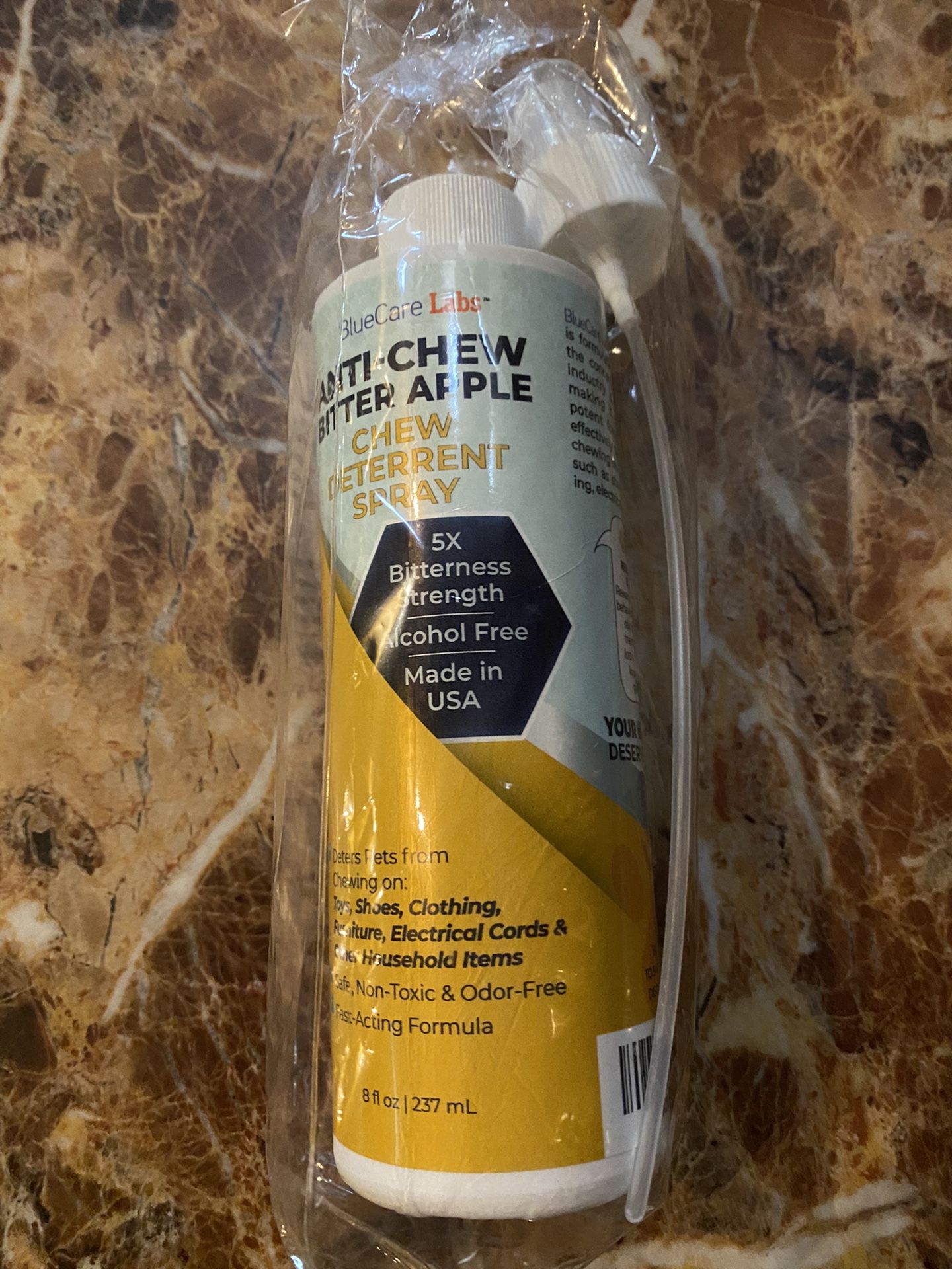 Anti-Chew Bitter Apple Chew Deterrent Spray, 8 fl. oz NEW Sealed