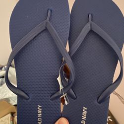 Womens Flip Flops - GREAT FOR WEDDING - Navy