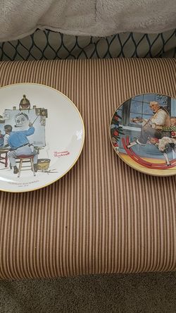 Norman Rockwell Plates