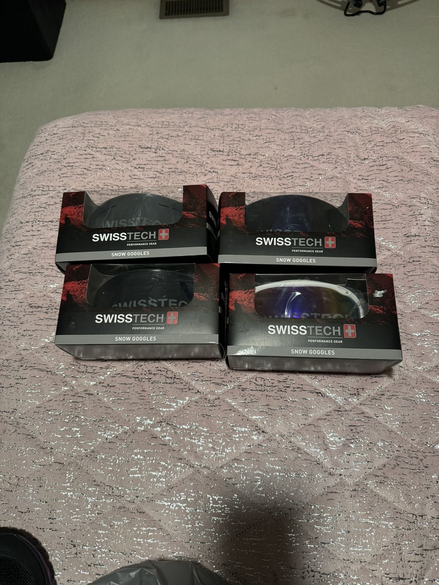 Swiss Tech Goggles. Lot Of 4