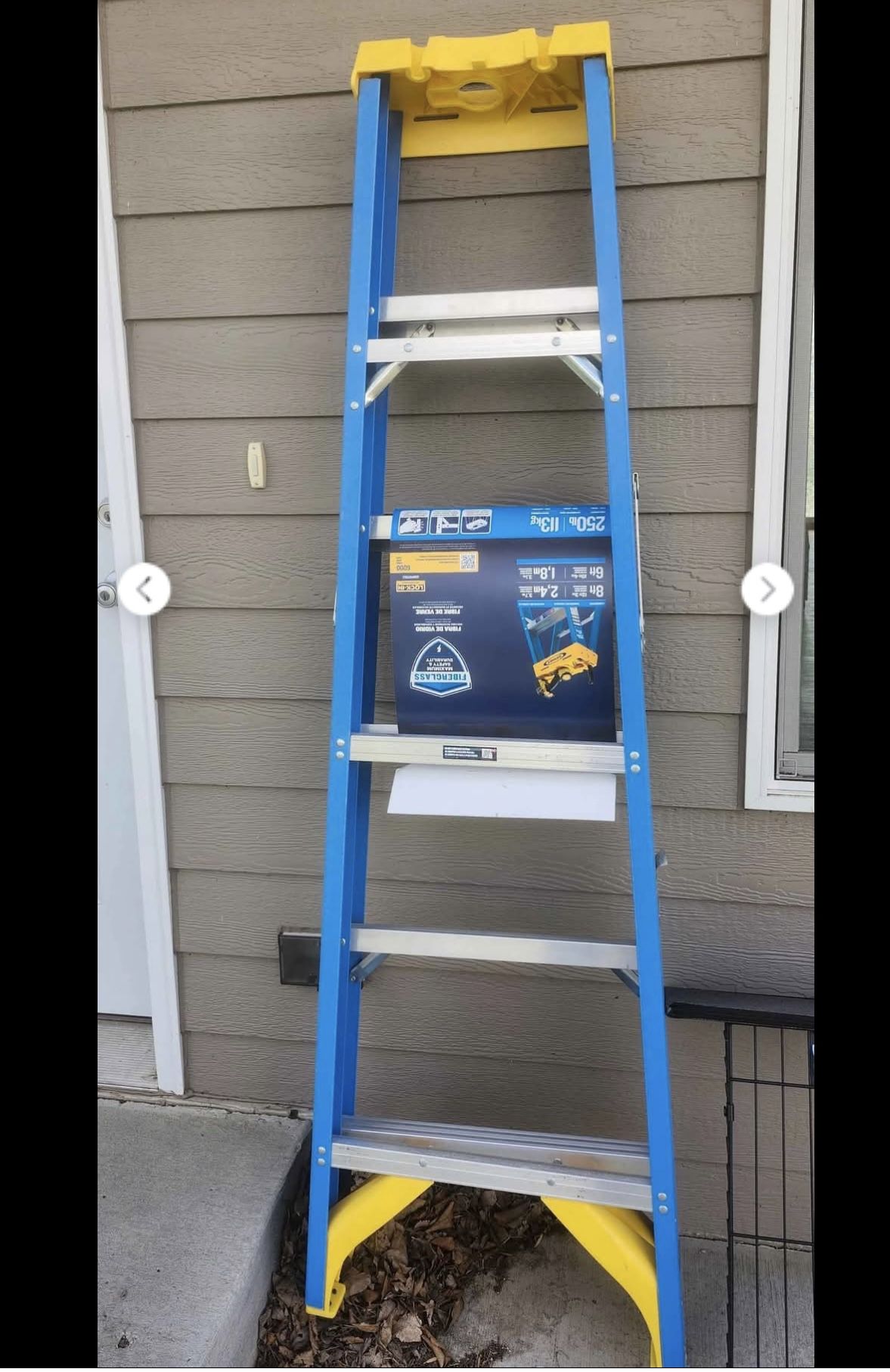 Werner 6 ft. Fiberglass Step Ladder