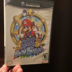 Super Mario Sunshine Gamecube Game And Case