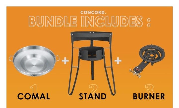 Full Set Comal Base Y Quamdor 3pc 130