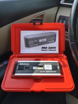 NEW IN BOX Mitutoyo Pro 3600 Digital Protractor (950-318) - Certified