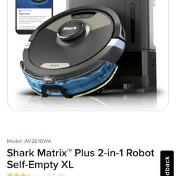 New Box Never Open Shark Matrix Plus 2 In 1 self Empty XL Vacuum 
