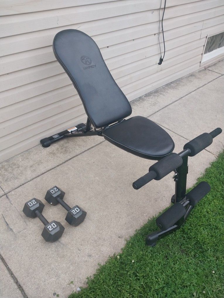 Bench / 2(20lbs Dumbbells