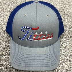 Men's RICHARDSON ‘Titties USA’ Blue SnapBack Golf Hat - One Size