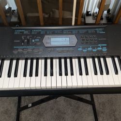Casio Keyboard-CTK2100 - Sweetwater With Adapter And Stand (Used, Great Condition)