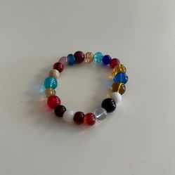 Vibrant Multicolored Beaded Bracelet