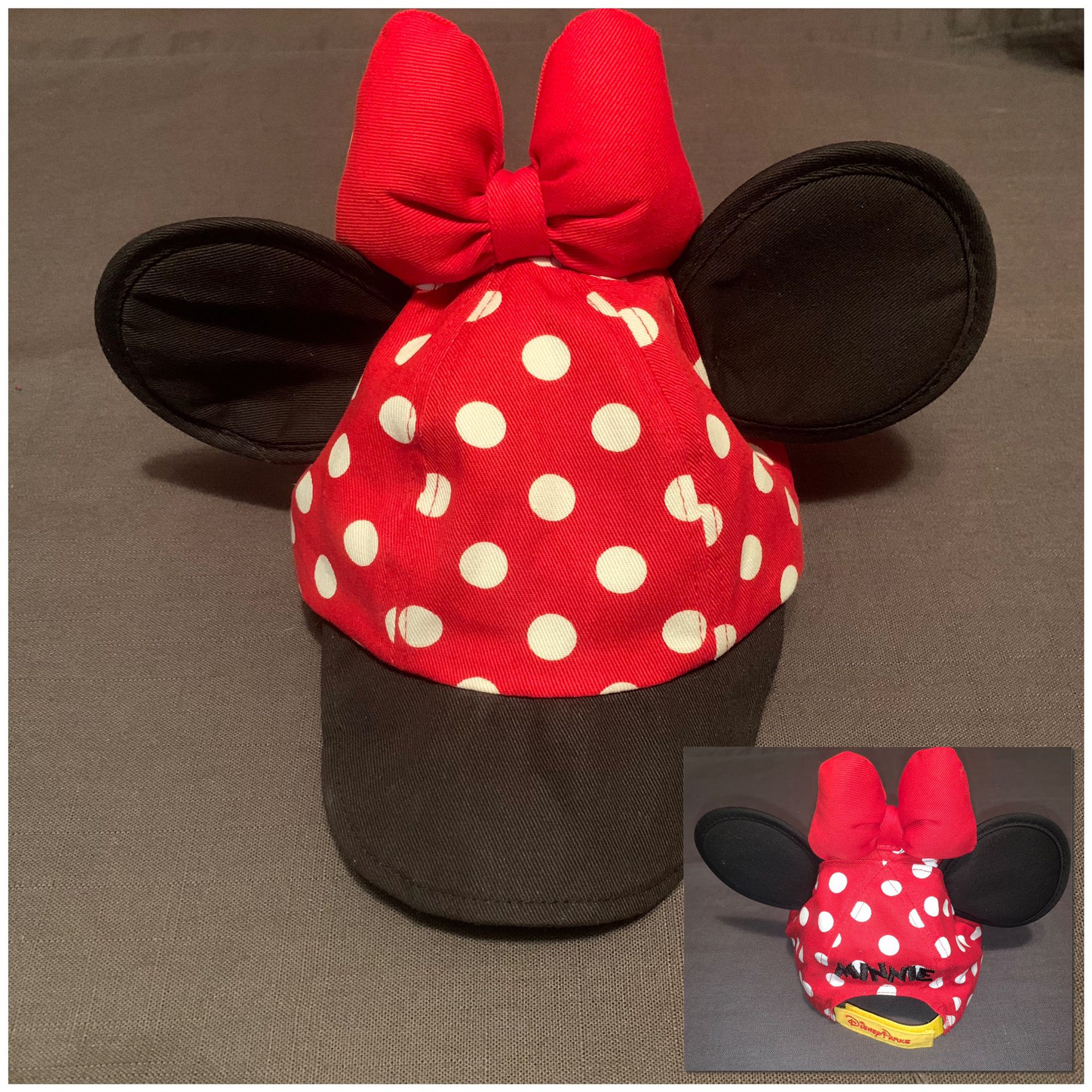 Disney Parks Toddler Minnie Mouse Ears and Bow