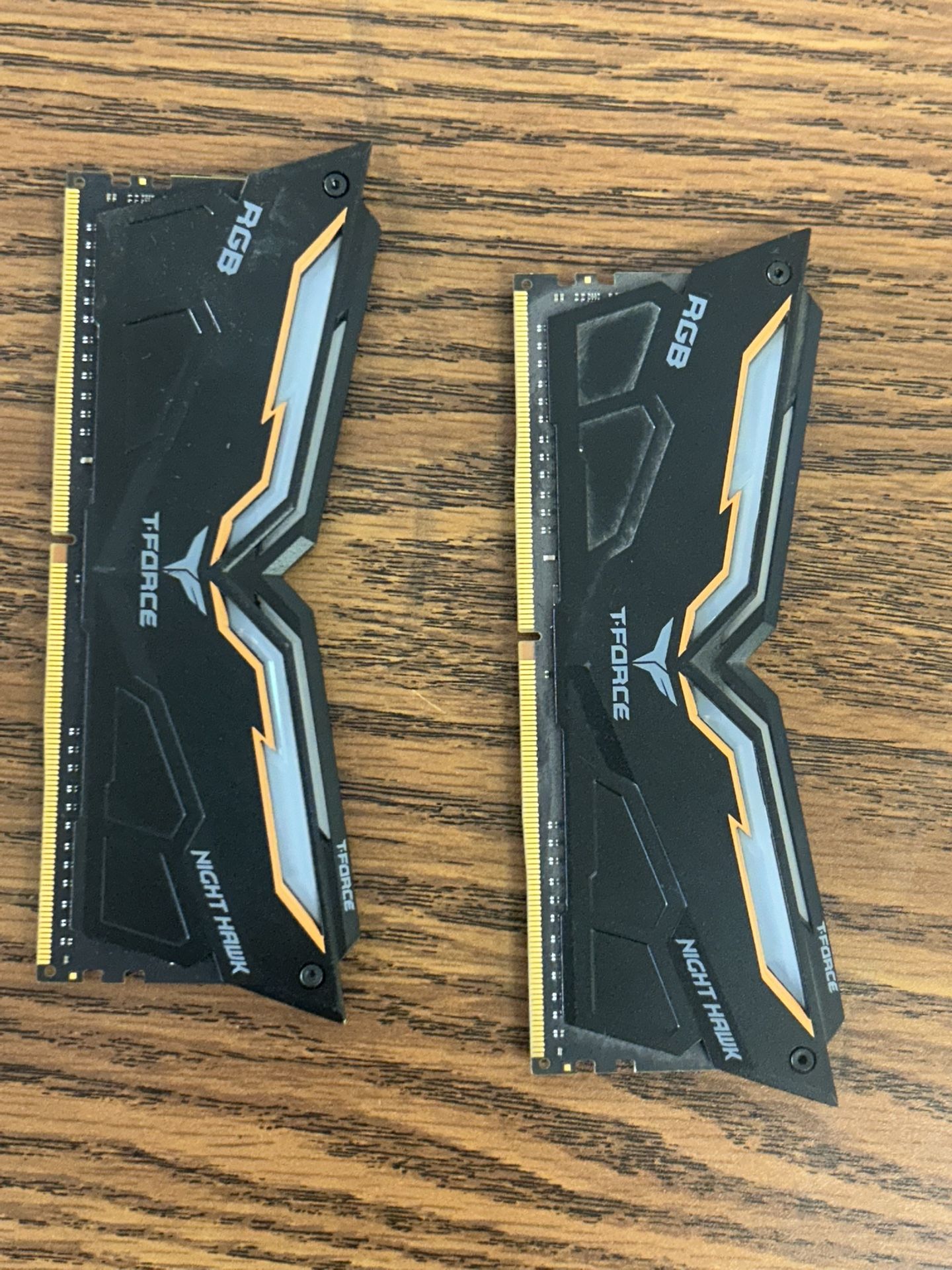 T-Force Night Hawk RGB DDR4 16GB (2x8GB) 3600MHz Gaming RAM