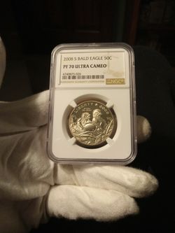 2008-S Bald Eagle Half Dollar Proof NGC PF 70 ULTRA CAMEO 