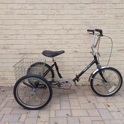 Workman's Foldable Three Wheeler Bike