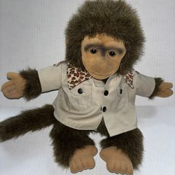 90s Vintage Hosung Monkey Plush Puppet