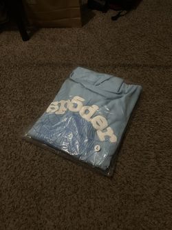 Sp5der Sky Blue Hoodie 📍