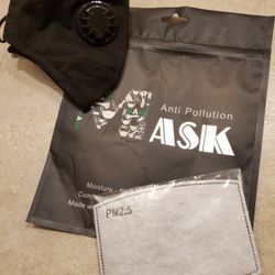 Black Washable Face Mask