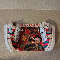 Mens Custom Nike Air Force 1 Low (Freddy Krueger)