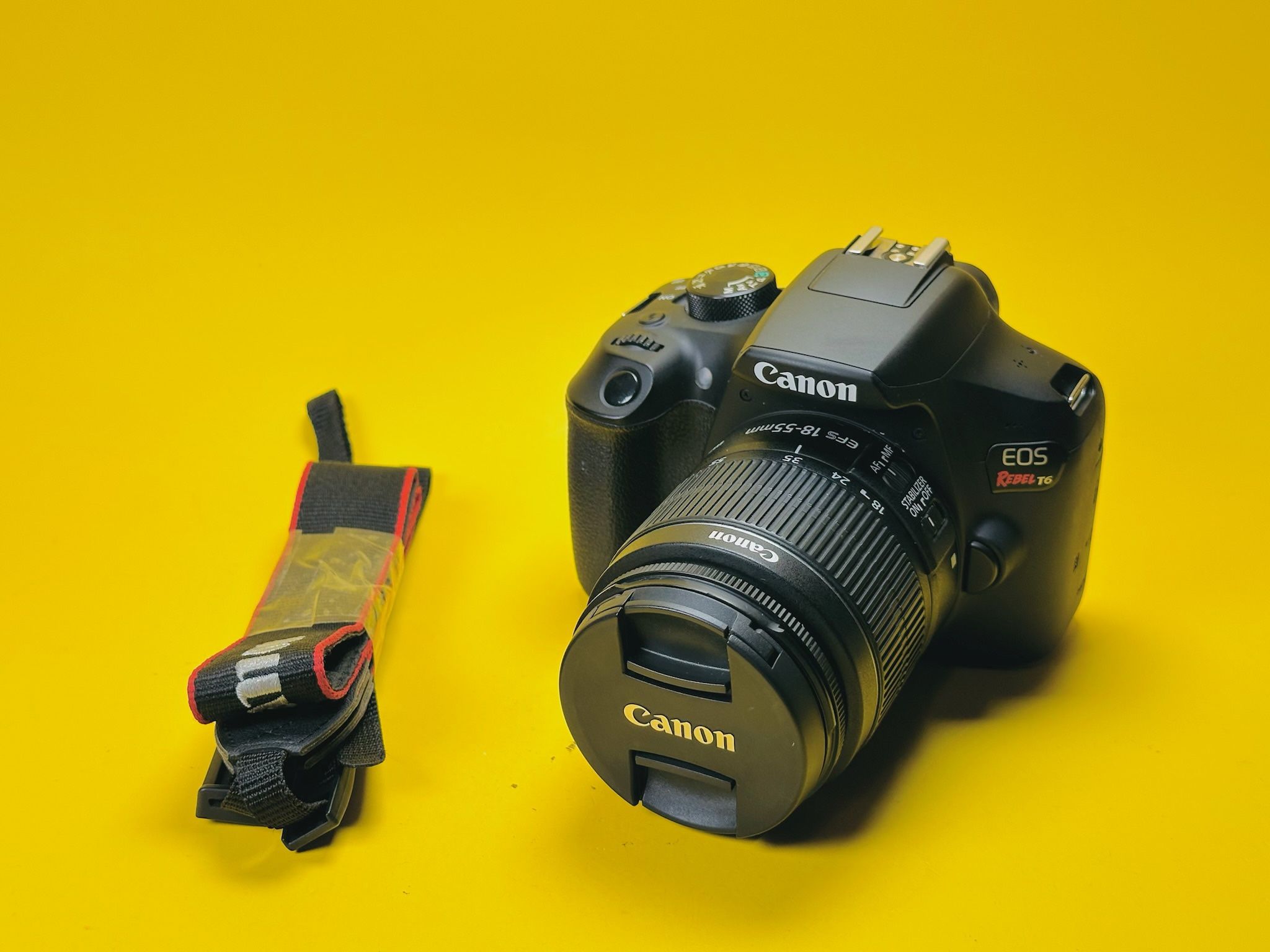 Canon EOS Rebel T6 Digital SLR Camera Kit with EF-S 18-55mm f/3.5-5.6 is II Lens