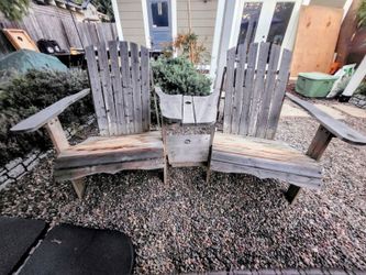Adirondack Chair Set with Center Table