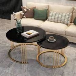 Black Nesting Coffee Table