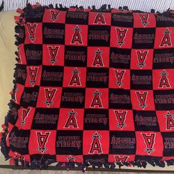 Baseball Angels Anaheim Fleece Tie Blanket Pick Up Only 