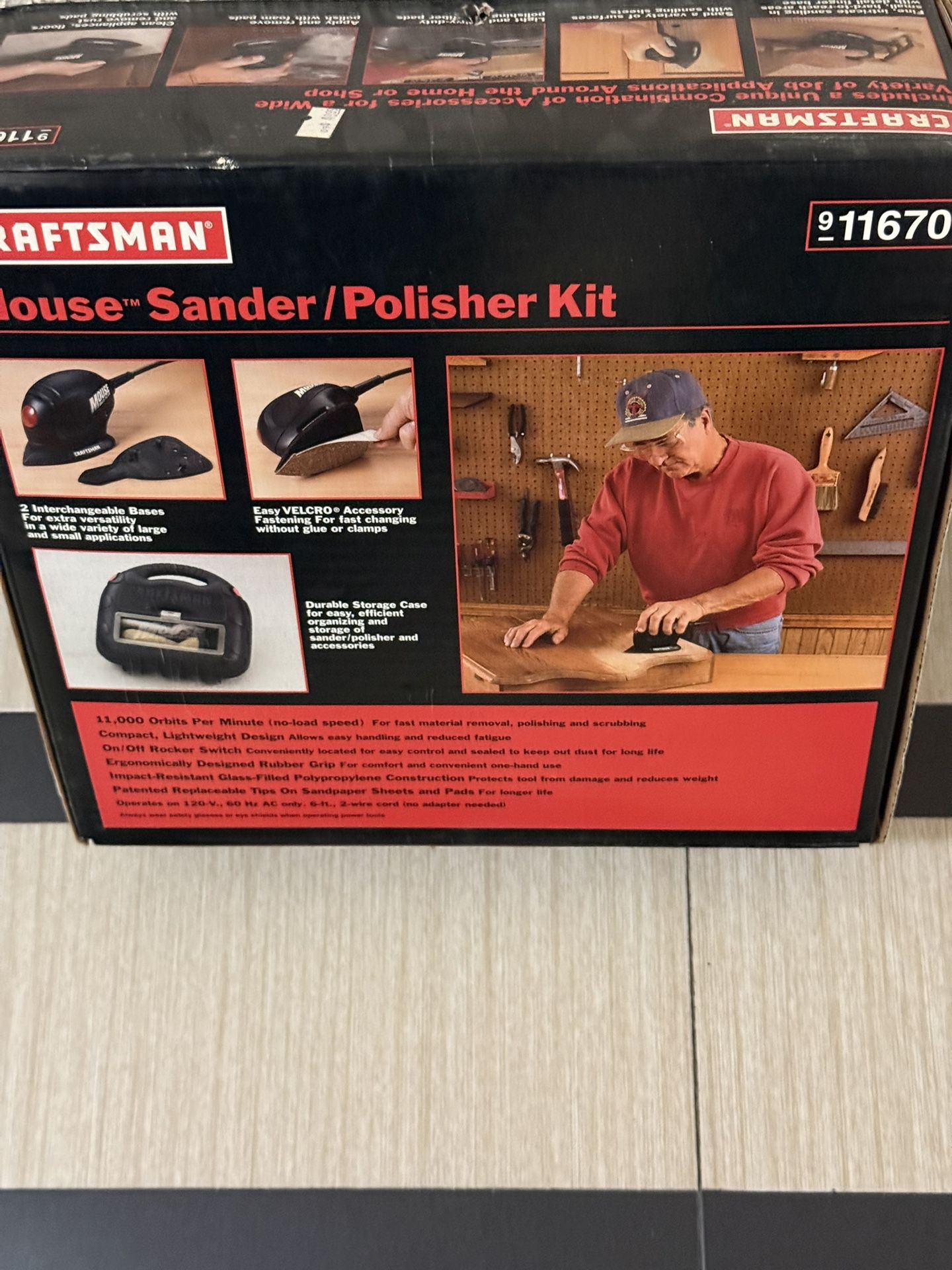 CRAFTSMAN SANDER-POLISHER KIT (NIB)