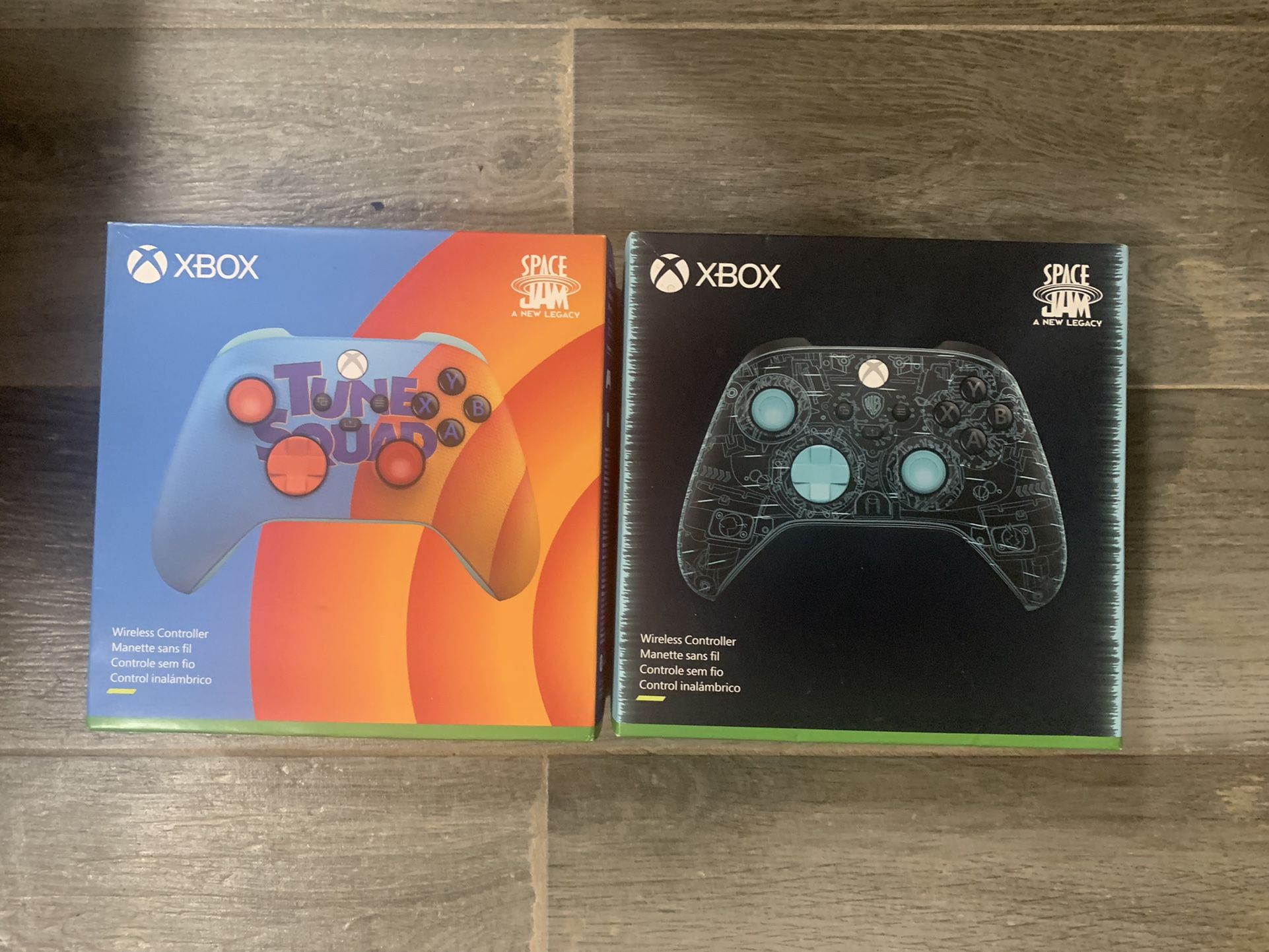 Xbox Space Jam Controllers 